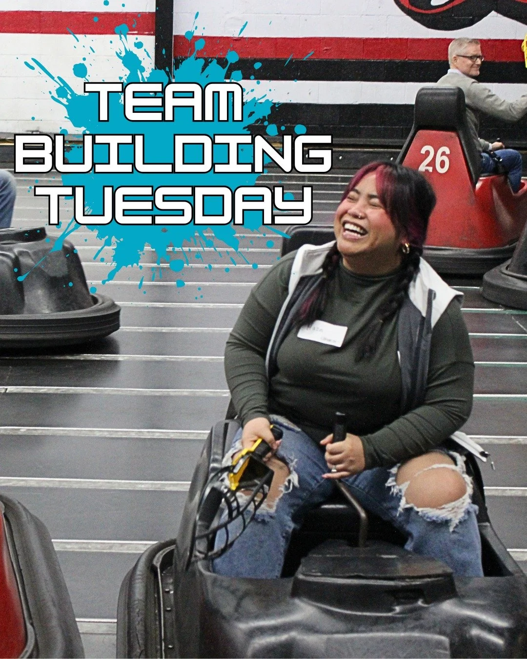 It's team building Tuesday! Bring your team out and experience for yourself why WhirlyBall is the BEST team building activity around! #gaming #clevelandohio #ohio #clevelandsports #cleveland #WhirlyBall #teambuilding #indooractivities