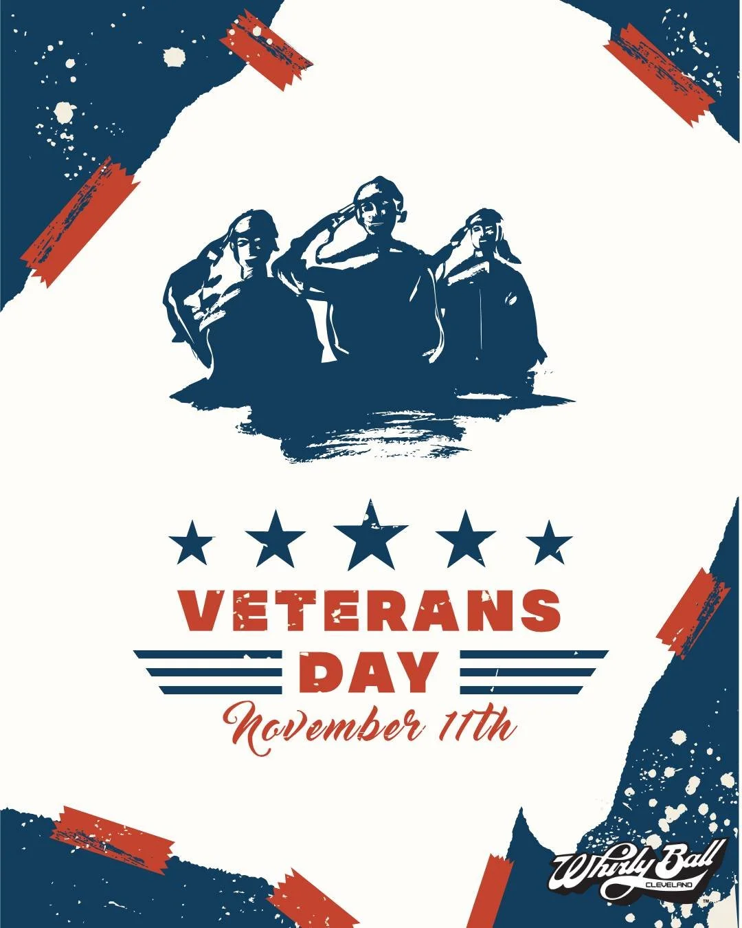 Today we thank and honor those who served our country! #WhirlyBall #whirlyball #ohio #VeteransDay