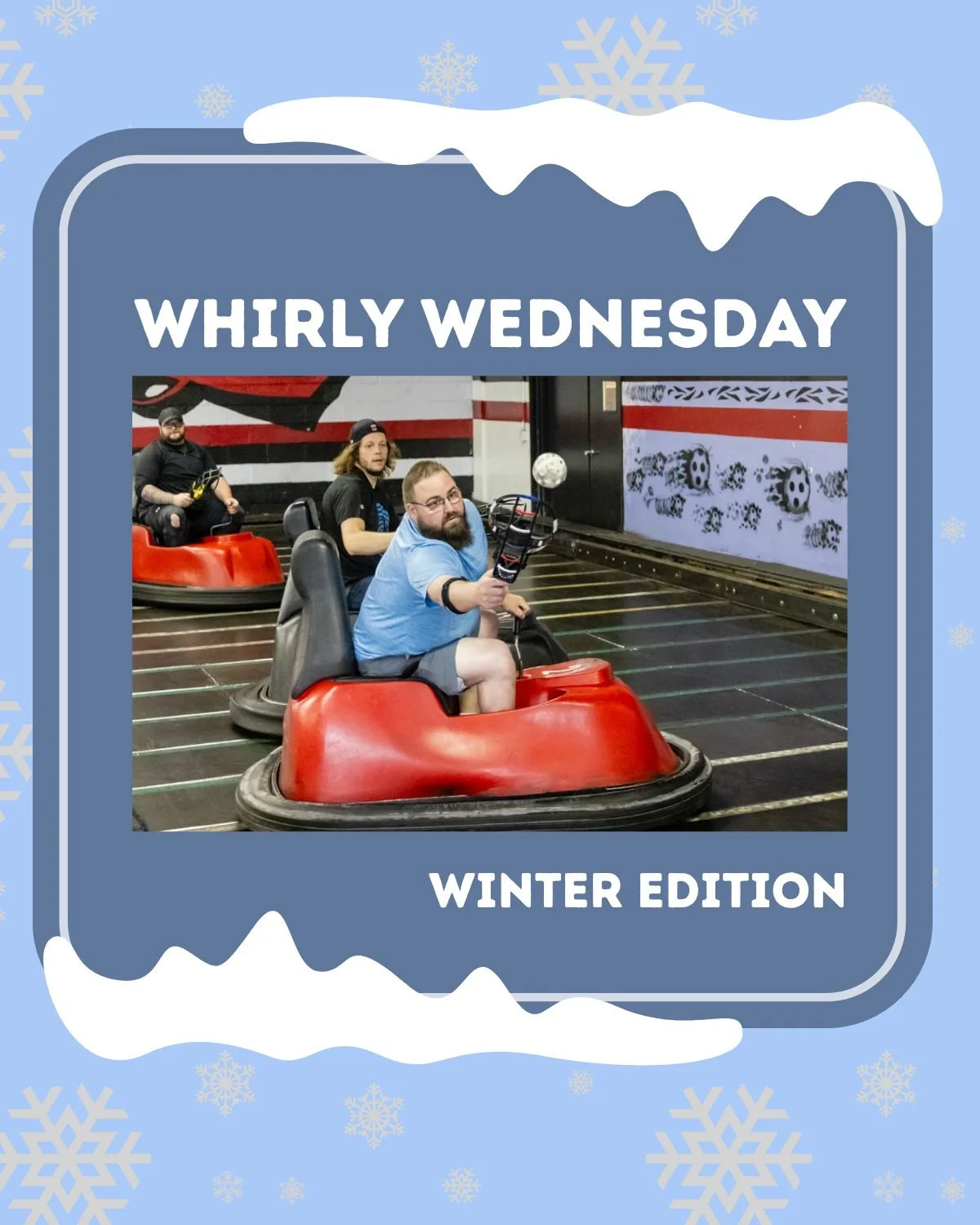 We are winterizing Whirly Wednesday to give you our best tips for planning your holiday party! Stay tuned for more tips throughout the season! #gaming #corporate #cleveland #ohio #teambuilding #clevelandsports #whirlyball #indooractivities #holidaypa