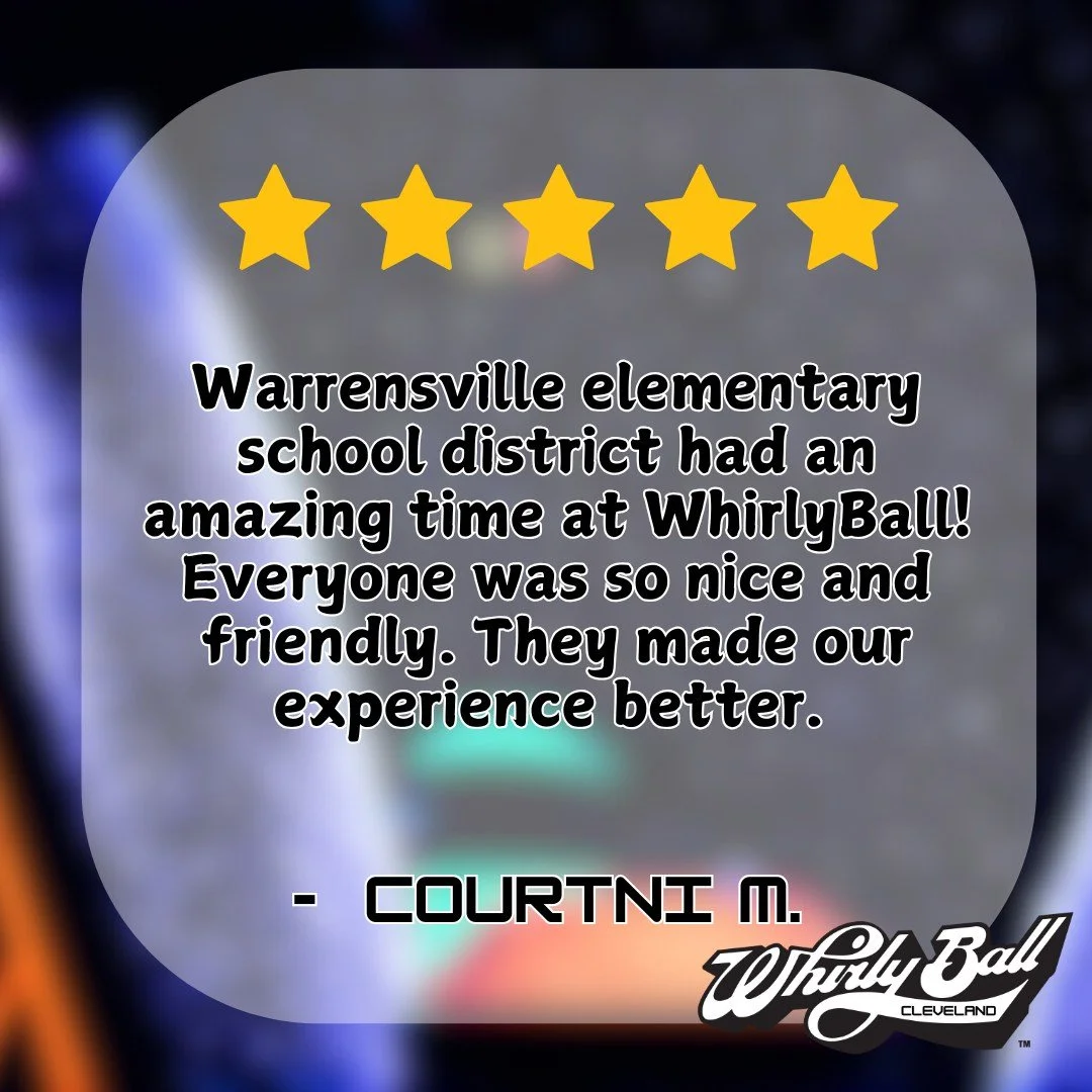 From celebrating Seniors to teachers having fun outside the classroom, we are a great choice for schools to book an event! #WhirlyBall #fivestarfriday #clevelandsports #familyactivities #ohio #whirlyball #indooractivities #thingstodoincleveland #teac