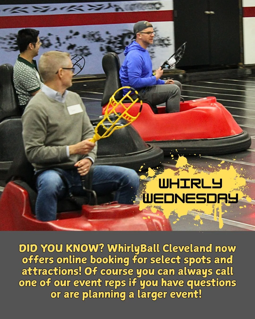 Happy Whirly Wednesday! Did you know we now offer online booking options? This doesn't reflect our full availability or attractions available, so be sure to call and ask if you don't see what you're looking for!

Follow the link in our bio to learn m