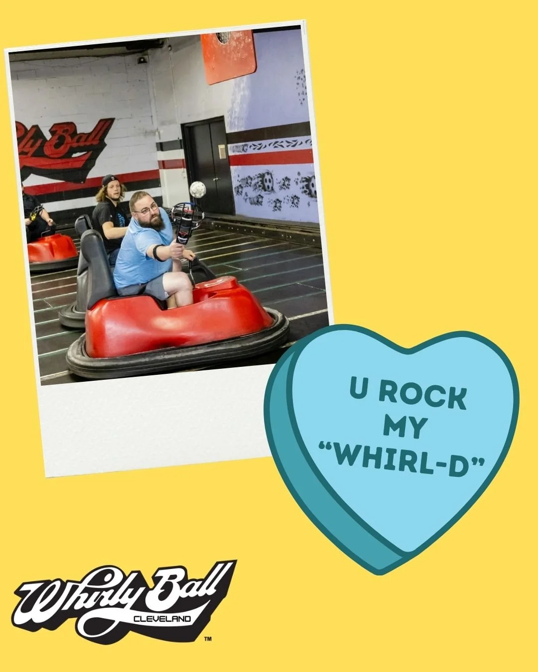 Send this to your Valentine (and grab 8-10 other friends) for a unique and competitive activity before your romantic Valentine's Day dinner! Call or book online today for a special $214 offer.

 #gaming #thingstodoincleveland #cleveland #ohio #Whirly