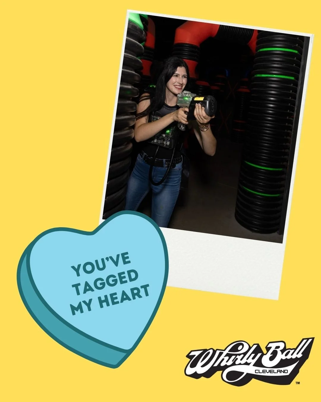 Send this to your Valentine (and grab 8 other friends) for a high energy private booking in our 2-level laser tag arena!

Don't forget about our $214 special! Call or book online today!

 #gaming #thingstodoincleveland #cleveland #ohio #WhirlyBall #c