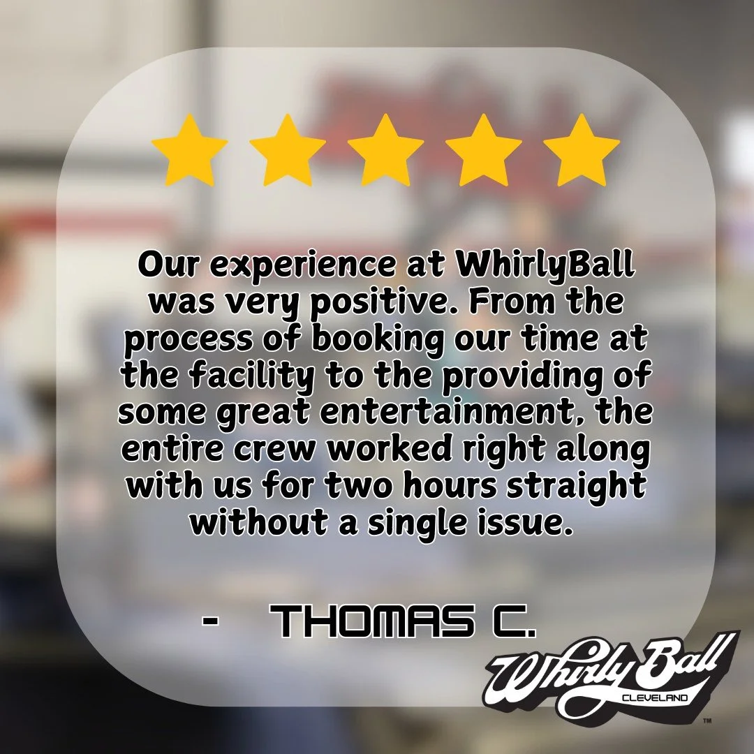 We are so proud to have a staff that works so hard and cares so much about our guests! ❤

 #cleveland #WhirlyBall #thingstodoincleveland #indooractivities #clevelandsports #teambuilding #fivestarfriday
