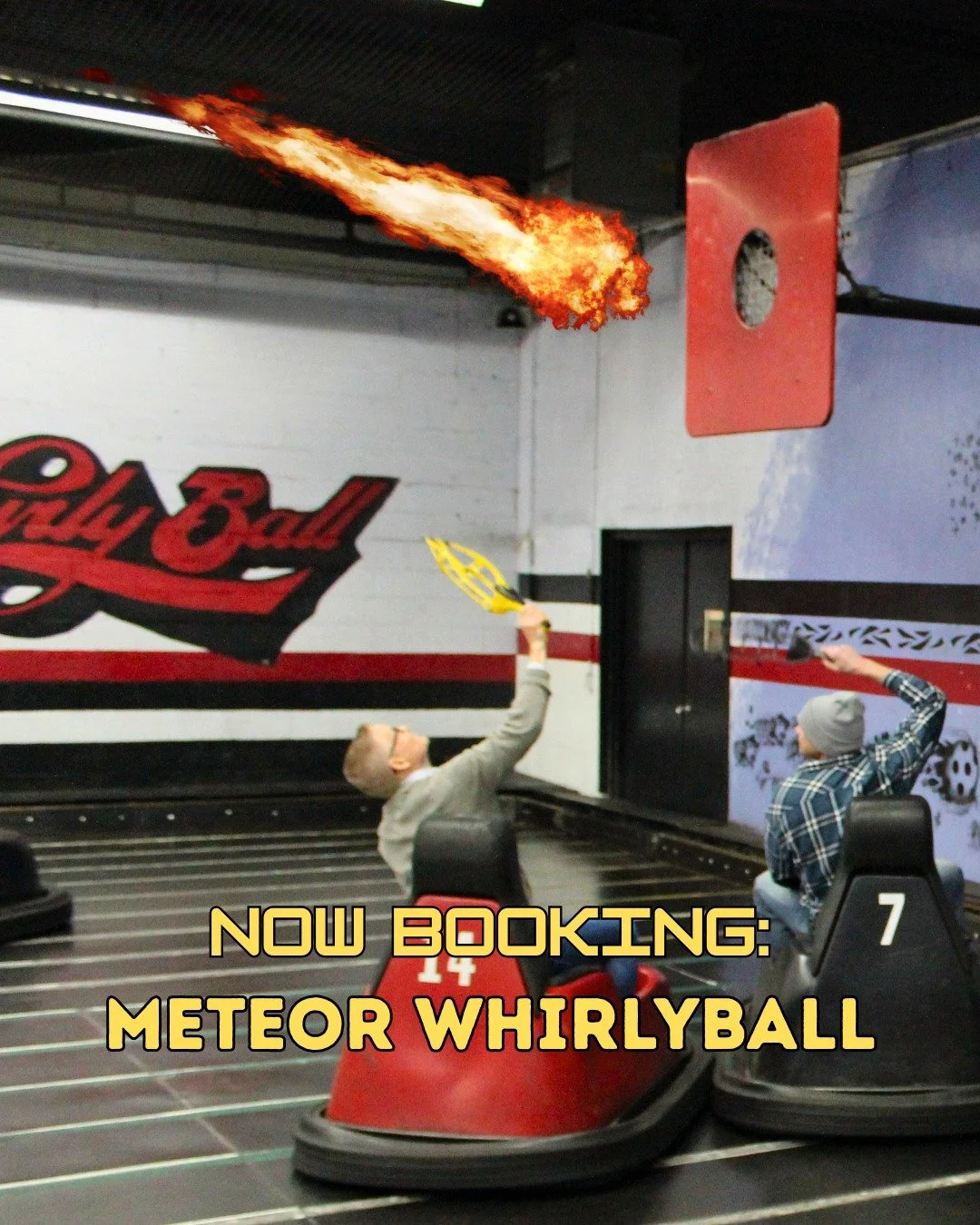 It took a couple weeks to get details and legal terms ironed out with our lawyer, but we are excited to now offer Meteor WhirlyBall! Call for more details! #clevelandohio #ohio #thingstodoincleveland #clevelandsports #cleveland #WhirlyBall #indooract