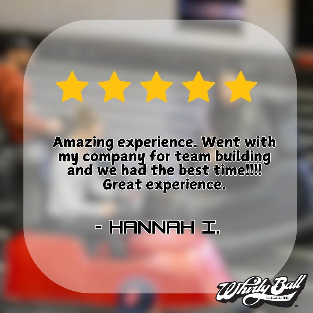 Team Building events are simply better at WhirlyBall! We have something here for everyone regardless of athletic ability! Call or book online today! 
 #clevelandohio #indooractivities #WhirlyBall #cleveland #familyactivities #thingstodoincleveland #o