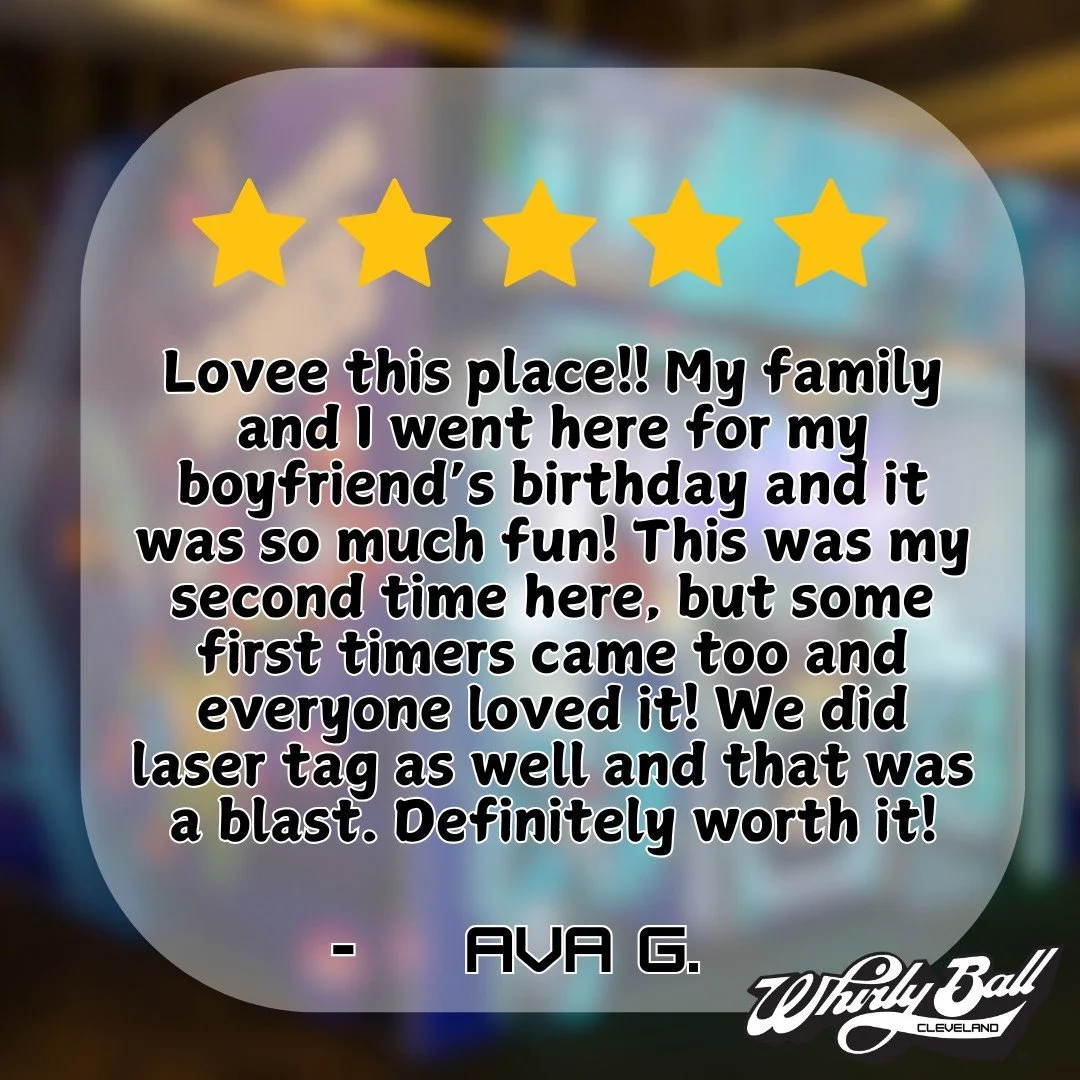 WhirlyBall is a great choice for birthdays for anyone ages 9 and up! Call or book online today! 
 #clevelandohio #indooractivities #WhirlyBall #cleveland #familyactivities #thingstodoincleveland #ohio