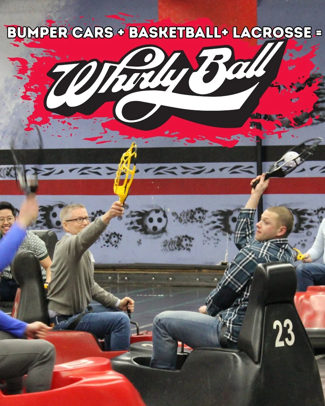 The ULTIMATE average Joe's sport! Call today or book online at the link in our bio! 
 #cleveland #summer #familyactivities #teambuilding #indooractivities #clevelandohio #clevelandsports #thingstodoincleveland #WhirlyBall #ohio