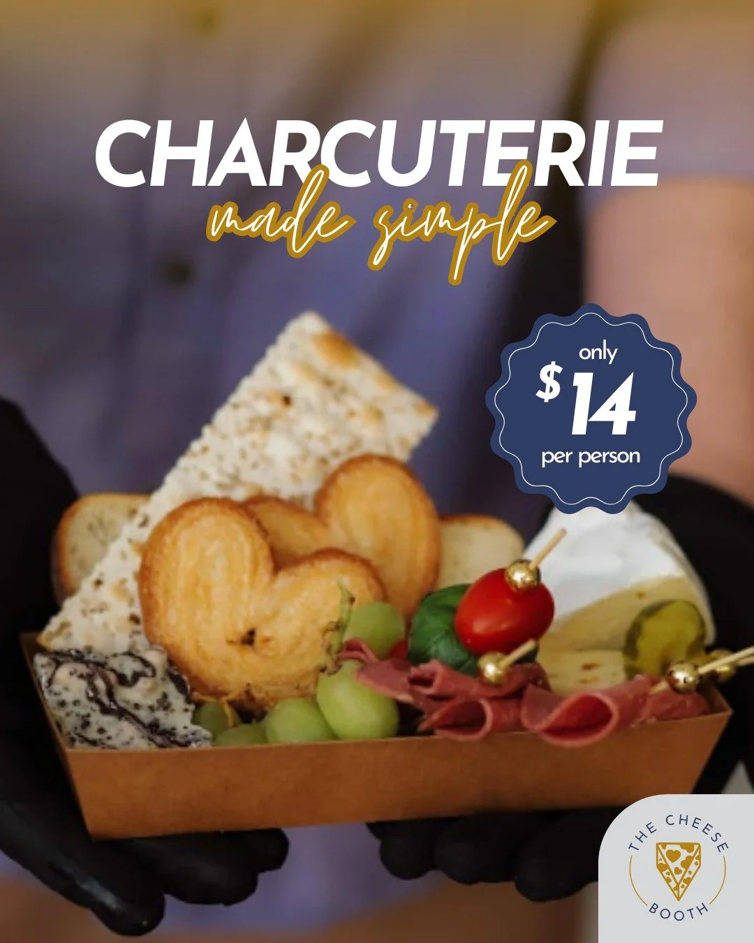 Our Traditional Charcuterie service is $14 per person and includes a dedicated attendant to keep your event seamless. Beautifully portioned cups. Curated cheeses and meats. Thoughtful presentation. 🌟

Perfect for showers, birthdays, team lunches, or