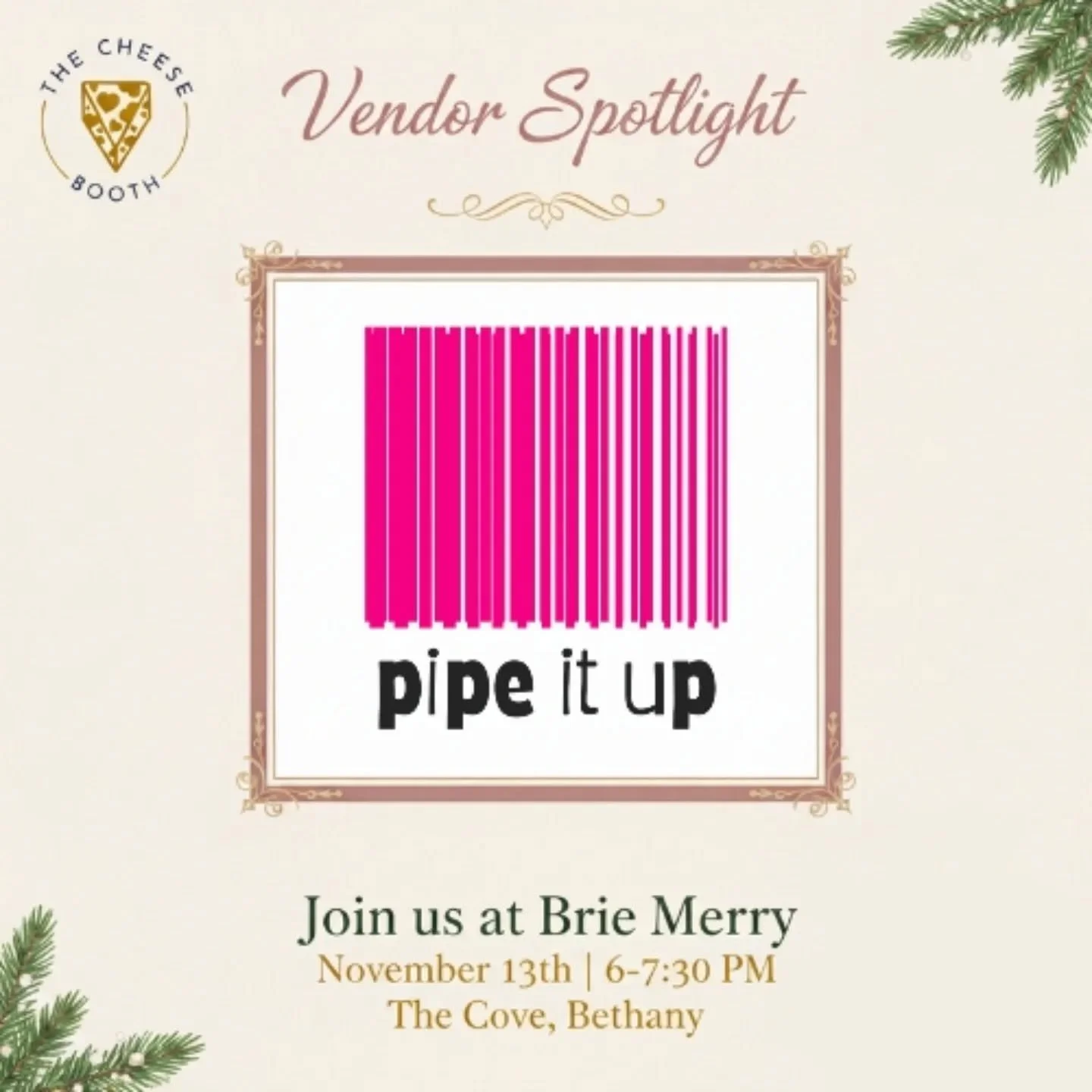Vendor Spotlight: Pipe it Up ✨

Meet Pipe it Up&mdash;transforming venues into works of art!
Pipe it Up is your destination for show-stopping pipe and drape setups, custom drape art installations, and top-tier event staffing through their Pipe it Up 