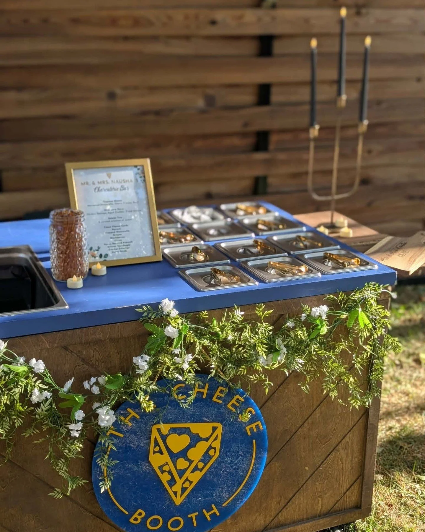 Want to give your wedding guests something fun to do during cocktail hour? 🧀💛

Our cart becomes the gathering spot where people build their perfect plates, try new flavors, and connect over good food. It's interactive, it's delicious, and it keeps 