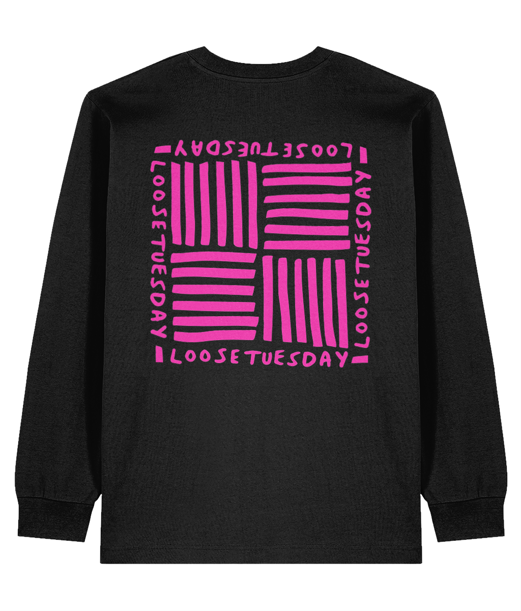 Block Long Sleeve T-Shirt - Black