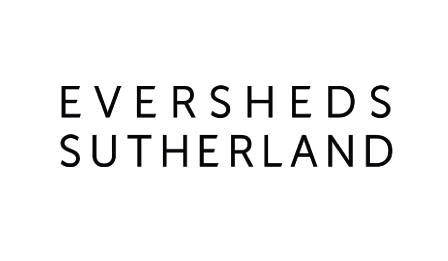 Text reading 'EVERSHEDS SUTHERLAND' on a white background.