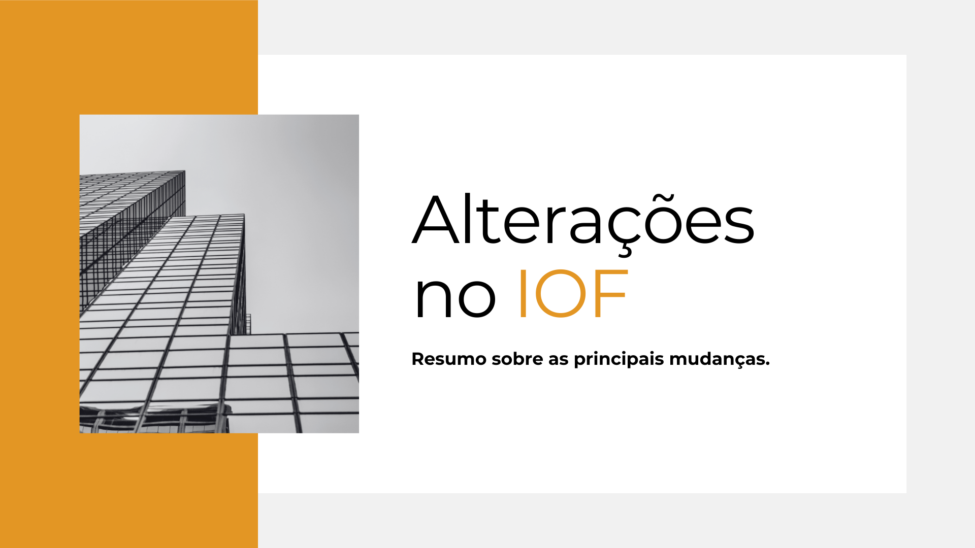 RV Insights | Alterações no IOF