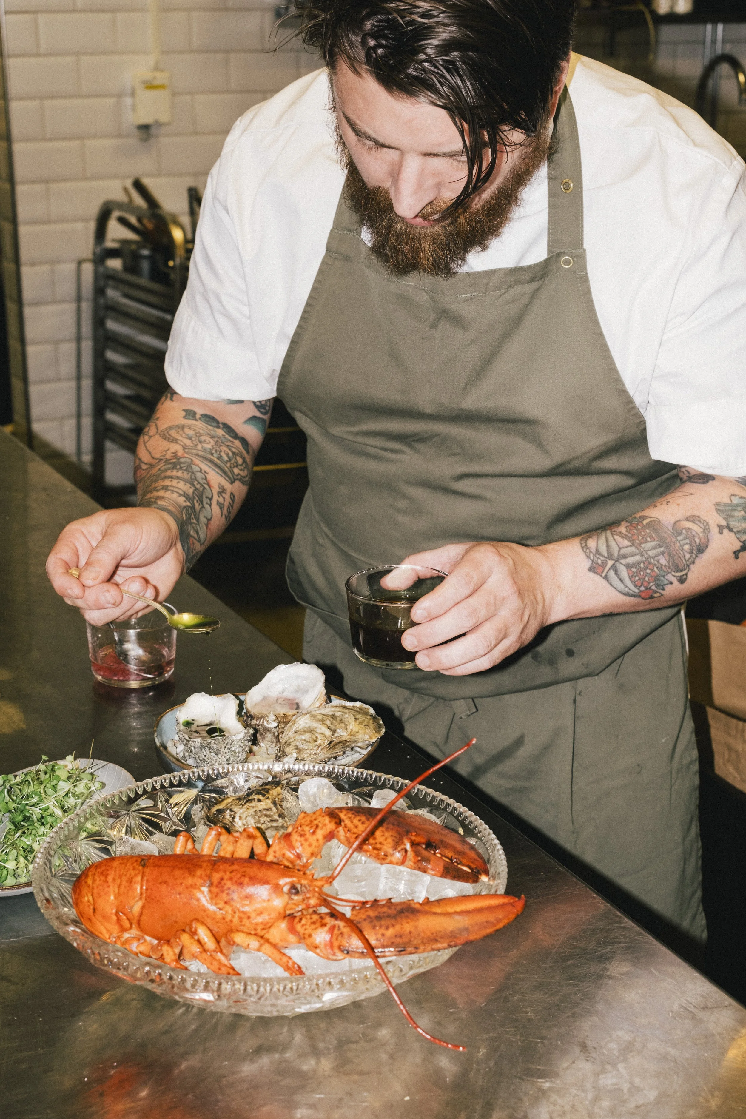 Restaurang med havsutsikt på västkusten