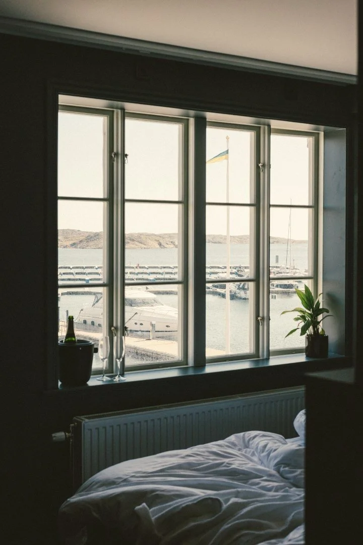 Hotellrum med havsutsikt i Bohuslän
