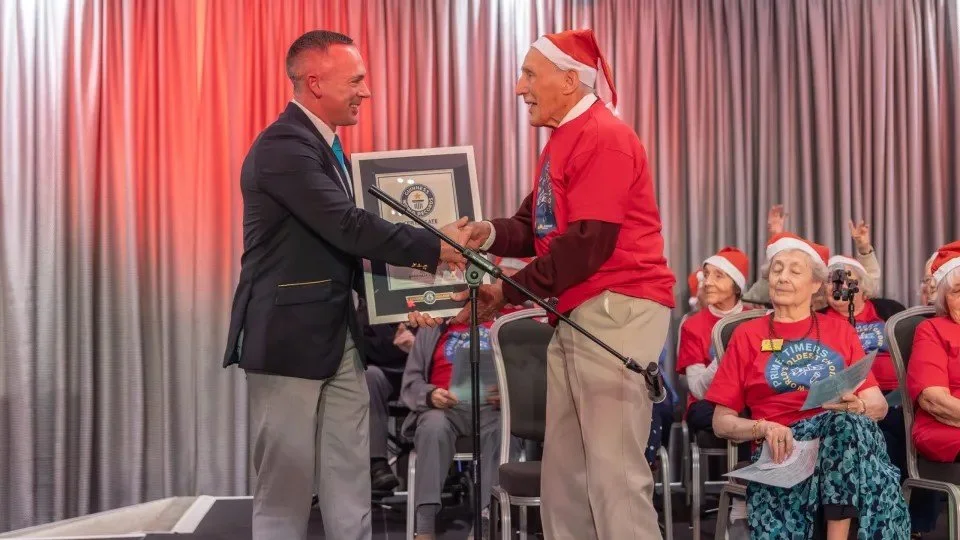 Christmas joy for World’s Oldest Choir as it sings its way into the record books