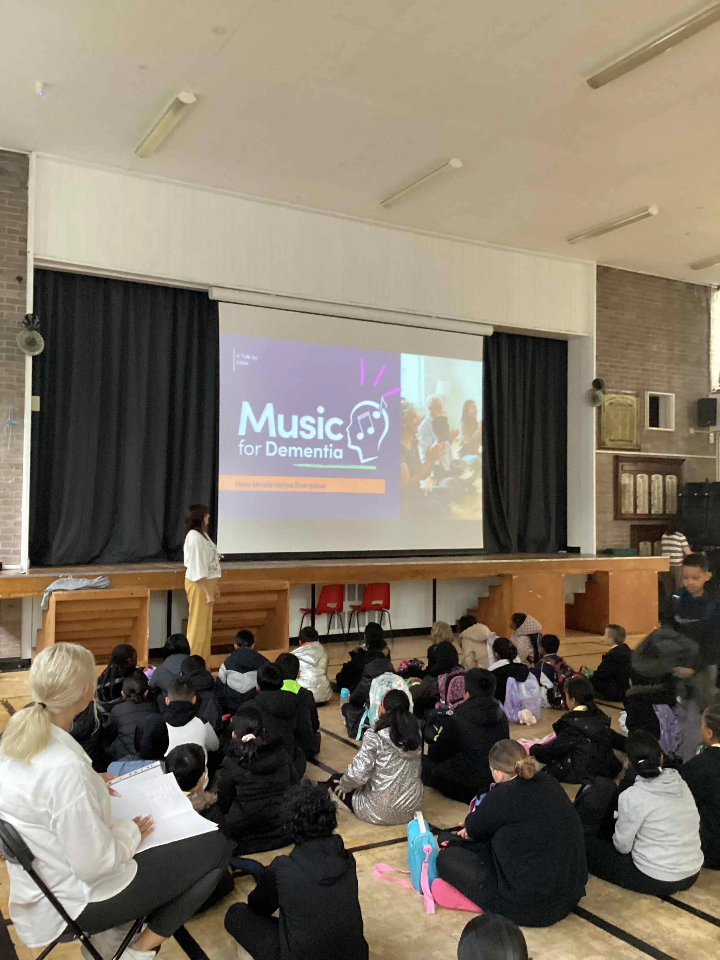 Young designers at St Margaret's CofE Primary School in Whalley Range help to spread the Power of Music