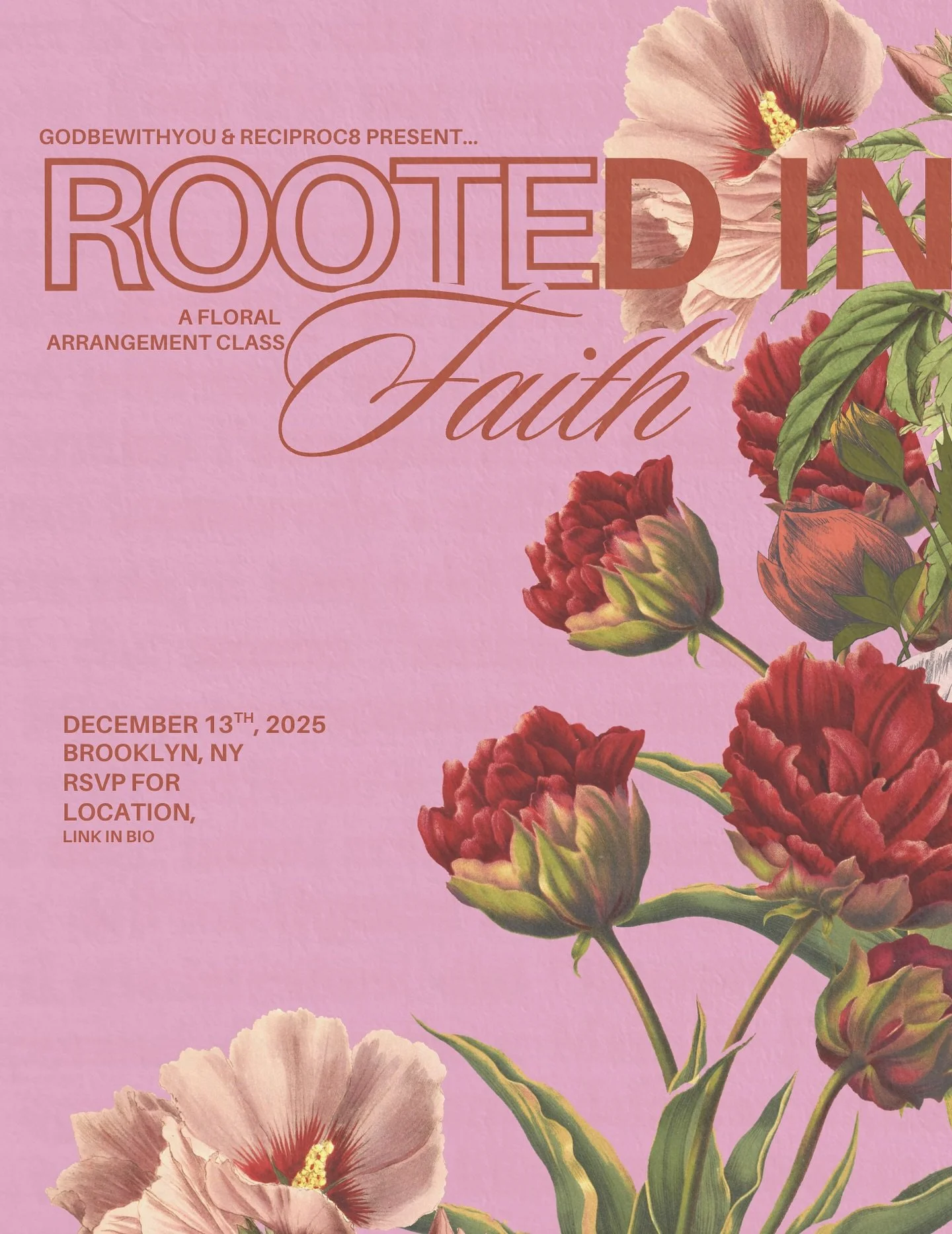 Join us for an evening of creativity, reflection, and community at Rooted in Faith: Floral Arrangement. 🌿💐

Guided by intention and inspired by faith, this hands-on workshop will walk you through crafting your own seasonal bouquet while providing s