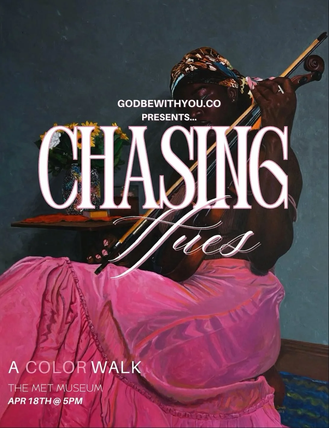 Chasing Hues is an interactive museum experience where each guest is assigned a specific color at the start of the event. Your mission is to explore the museum and find artwork that features your color in any form. Along the way, you&rsquo;ll reflect