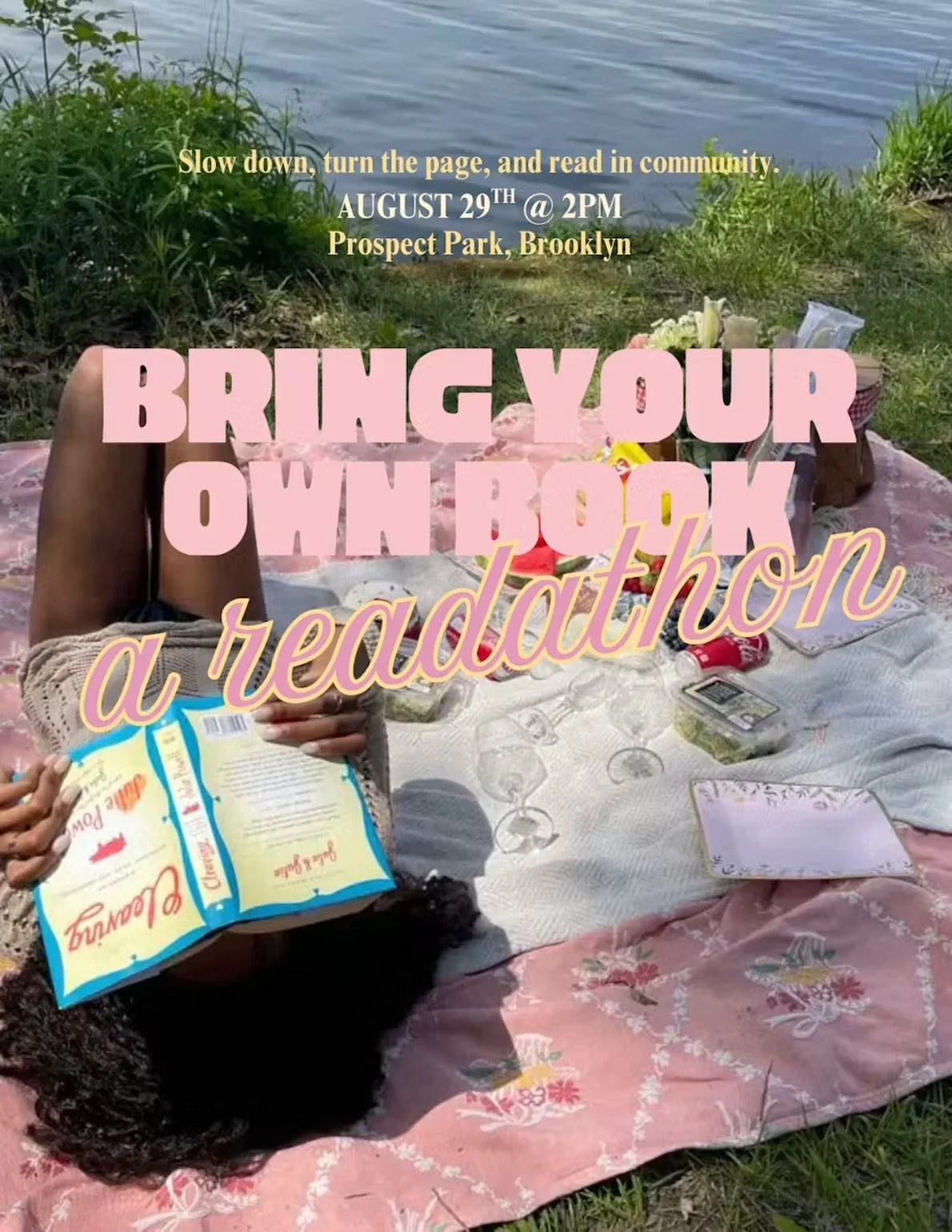 Summer is winding down, so let&rsquo;s slow down together.

Join us for a cozy afternoon in Prospect Park as we gather to read in community. We&rsquo;ll spend most of our time quietly reading, then take a break halfway through to chat about what we&r