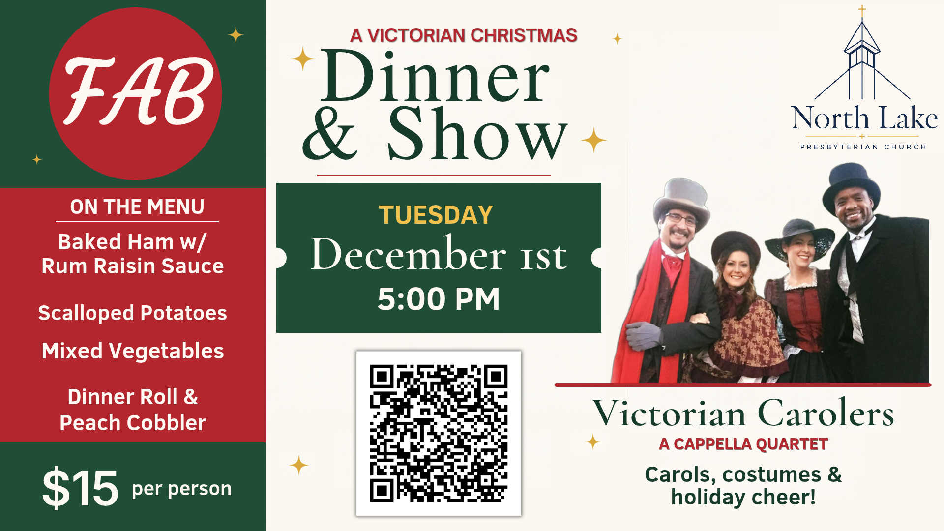 FAB Dinner & Show: A Victorian Christmas