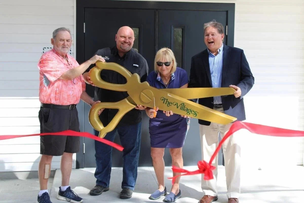 Ribbon cutting at the Christian Food Pantry