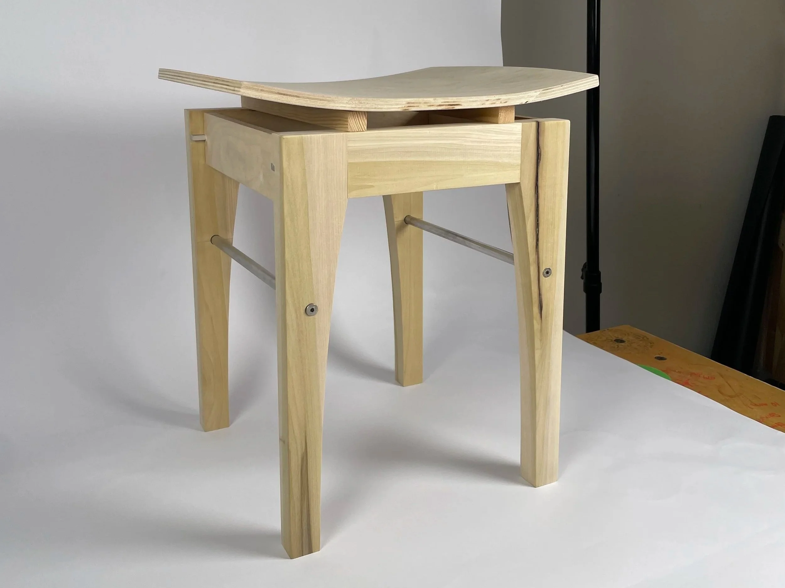 Wooden Stool, 2024