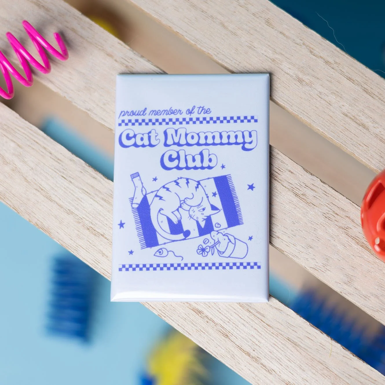 cat mommy magnet-front-meow mania expo.jpg