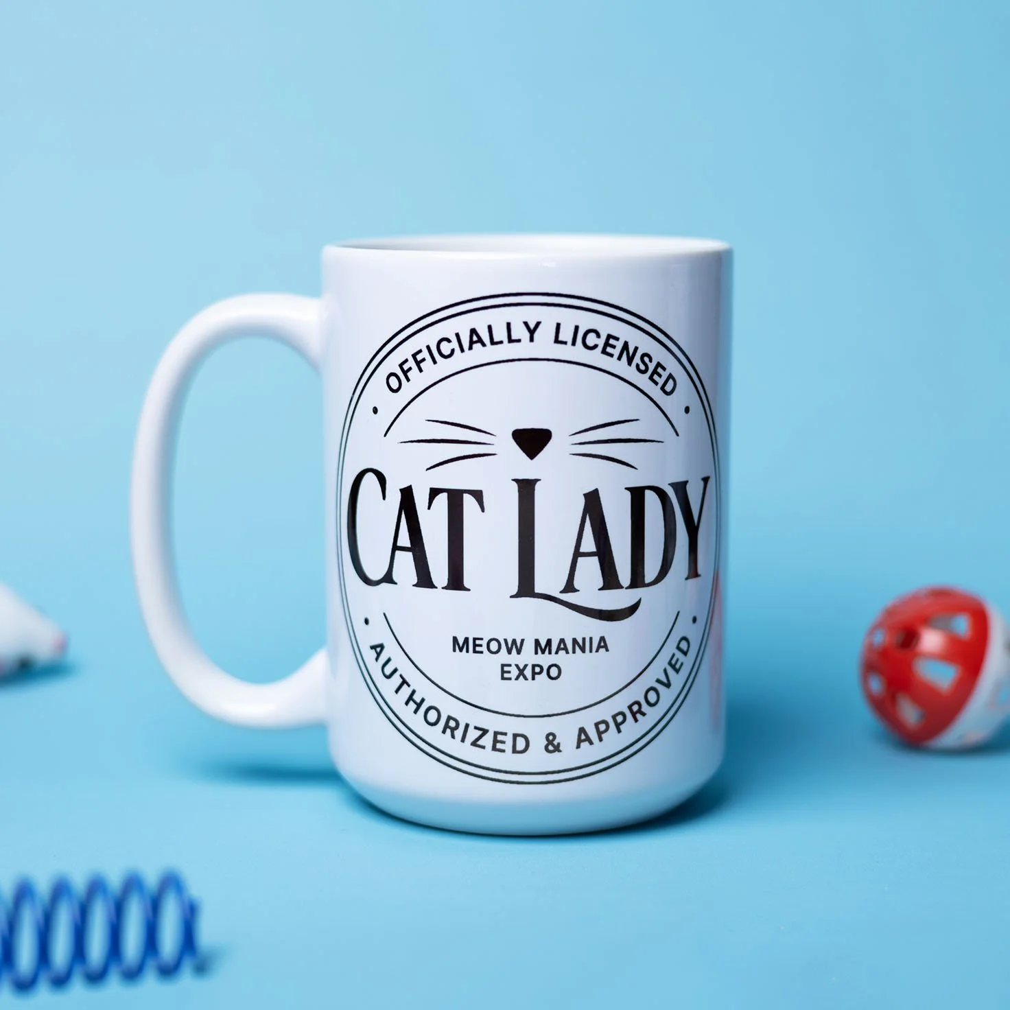 cat lady badge mug-right-meow mania expo.jpg