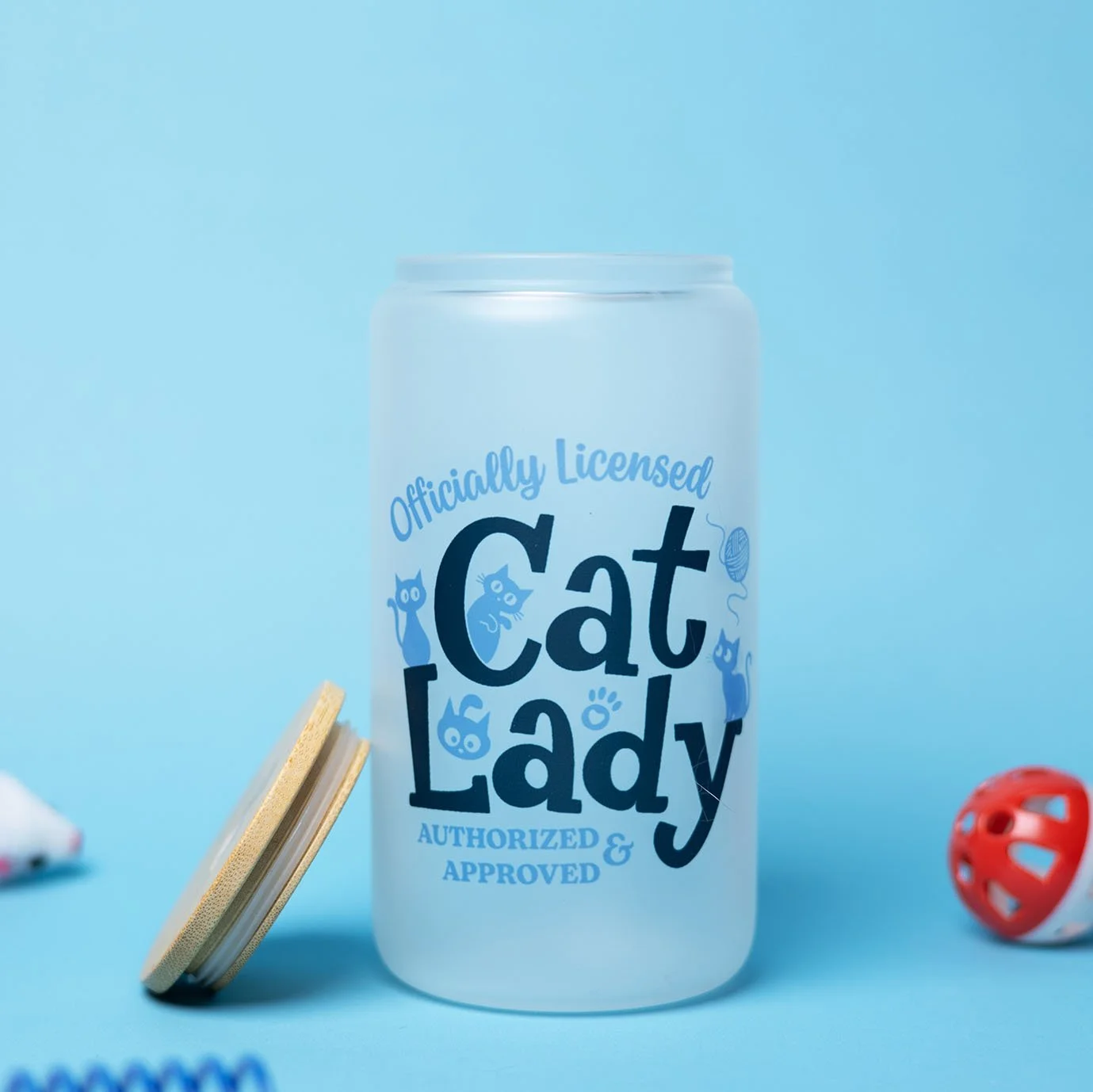 cat lady libby cup-lid off-meow mania expo.jpg