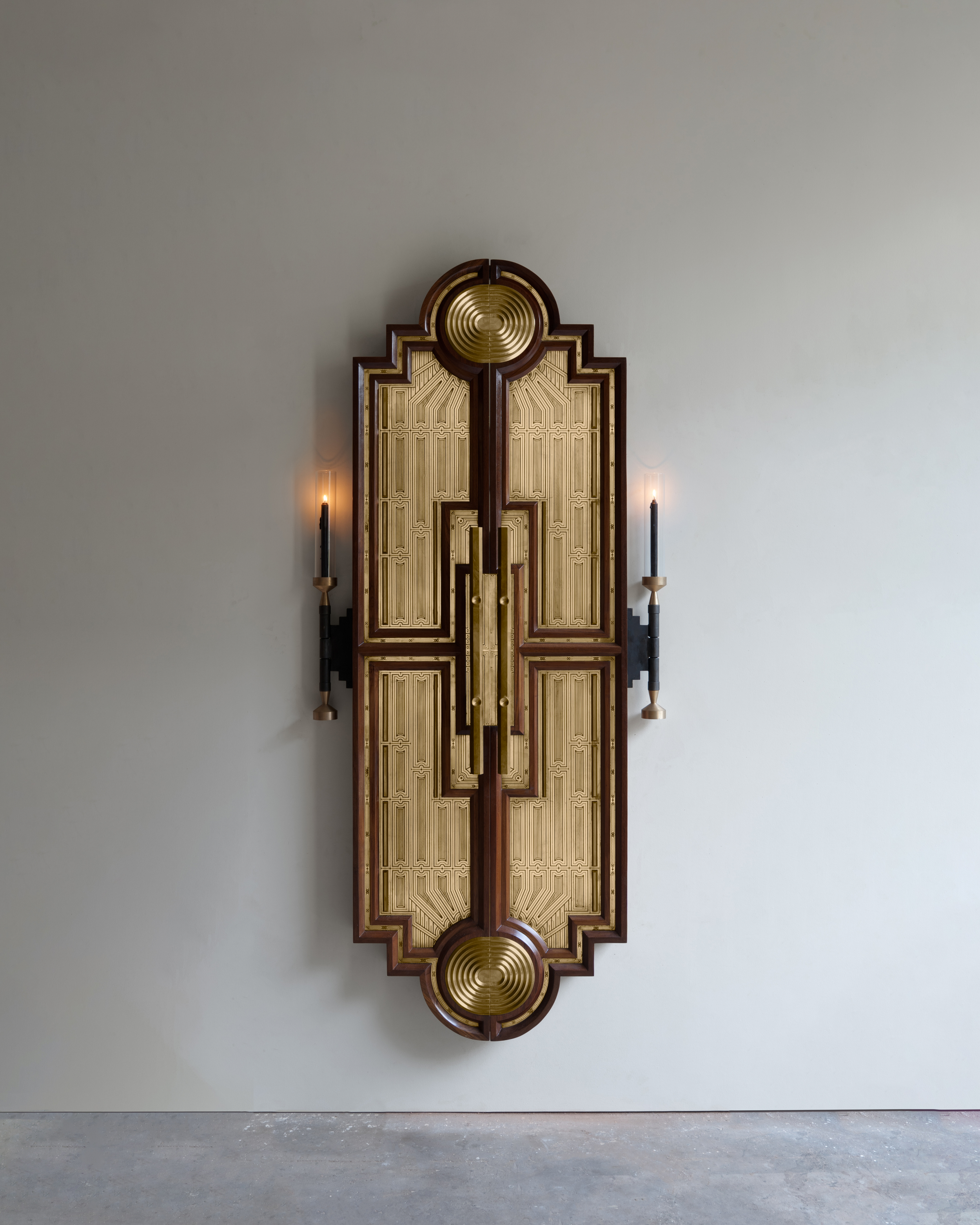 King of Spades triptych mirror