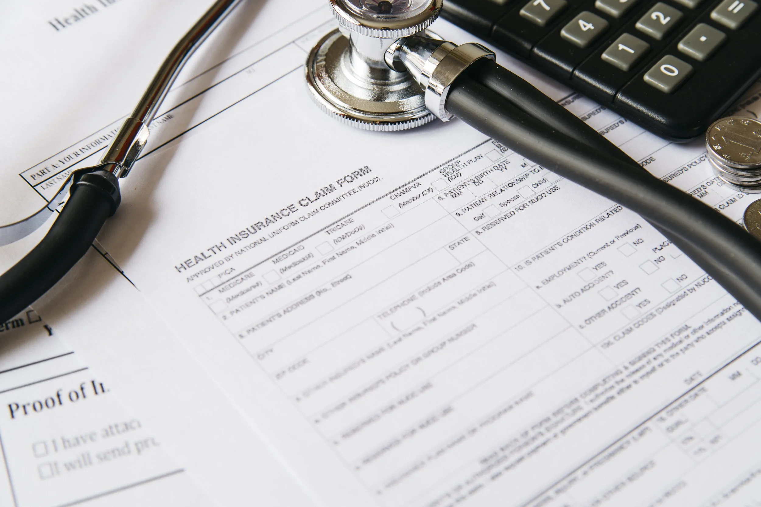 Health Insurance Claim Form Medical Bills
