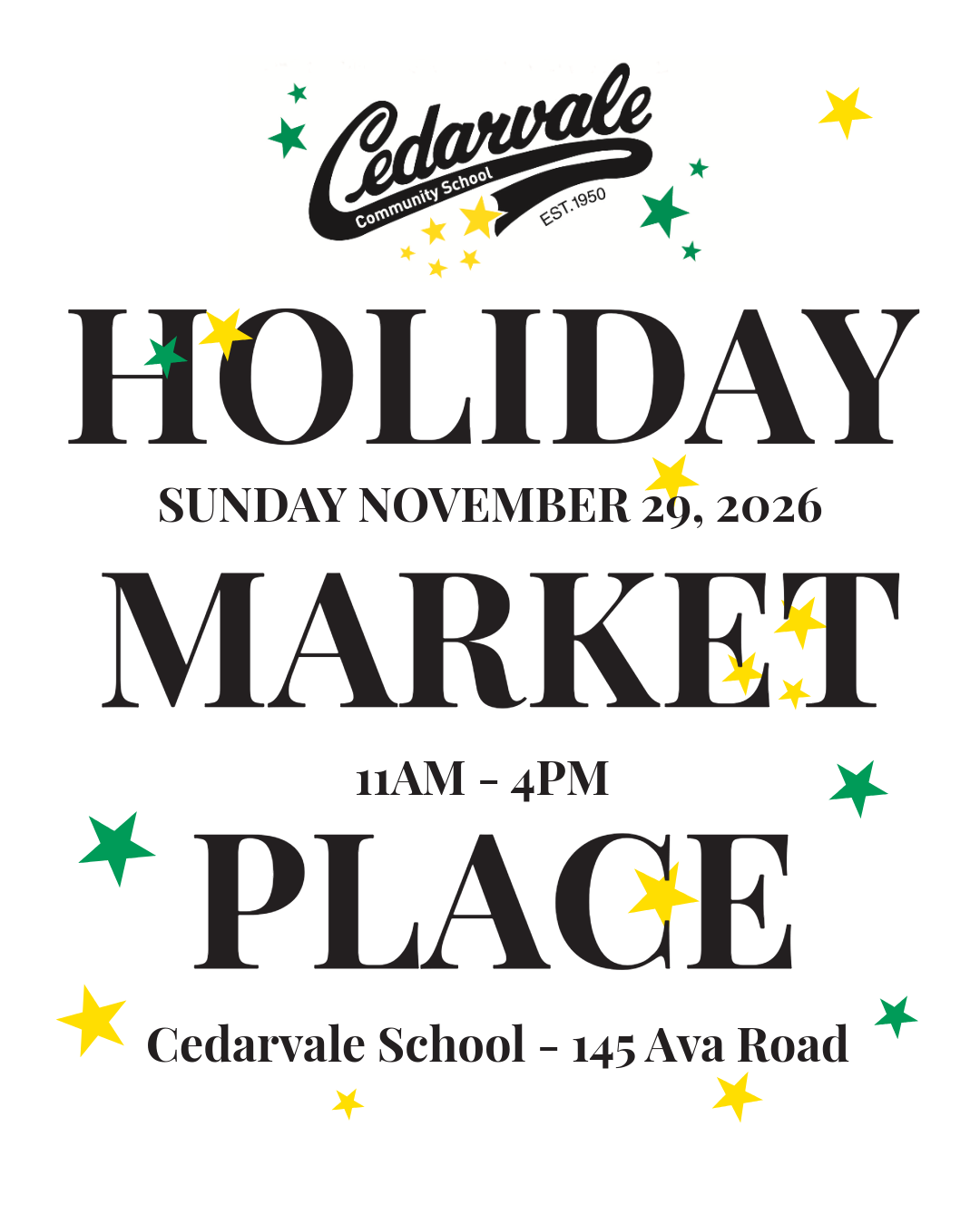 Cedarvale Holiday Marketplace