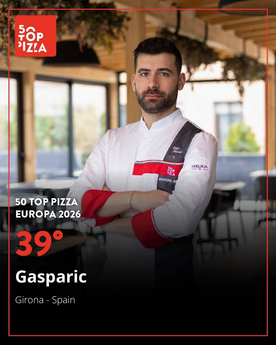 Gasparic, 39 a 50 Top Pizza Europa 2026