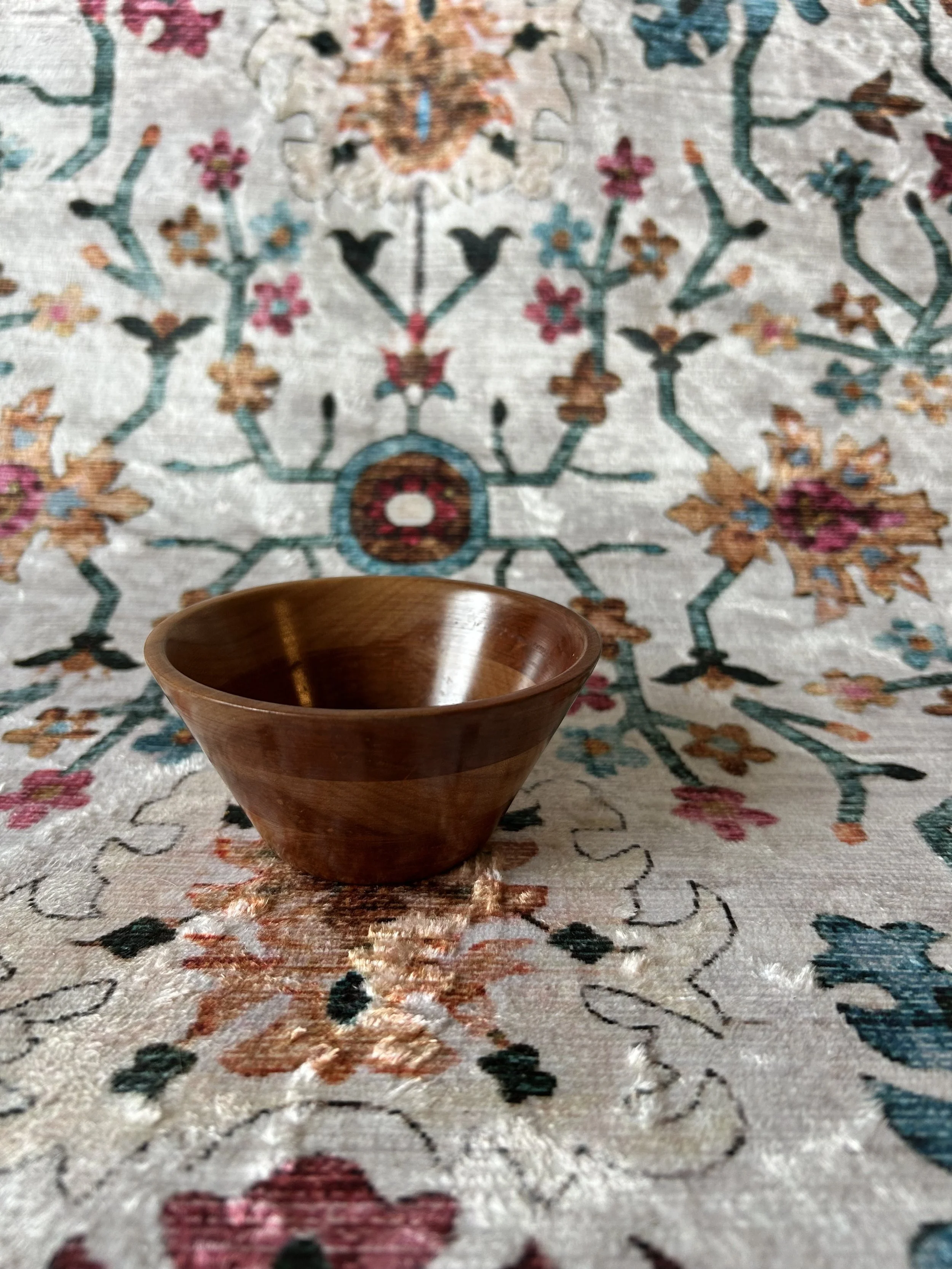 Small Wooden Trinket Bowl