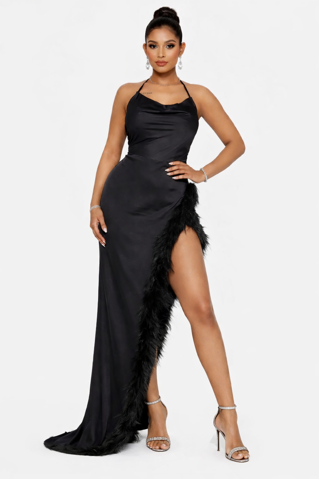 Robe en Satin Emilia