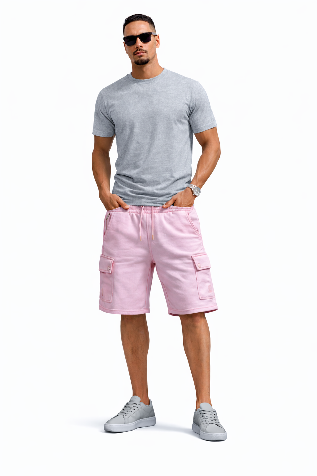 Short Akademiks Color Pink Size Small