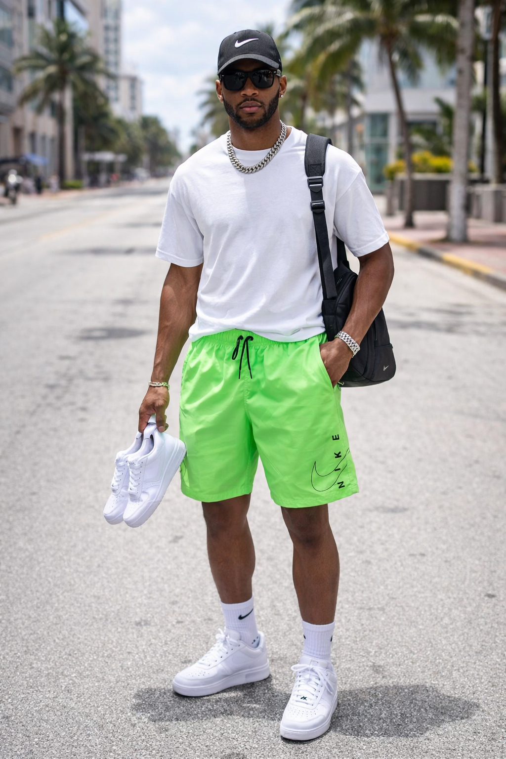 Short Nike Couleur vert Size Small