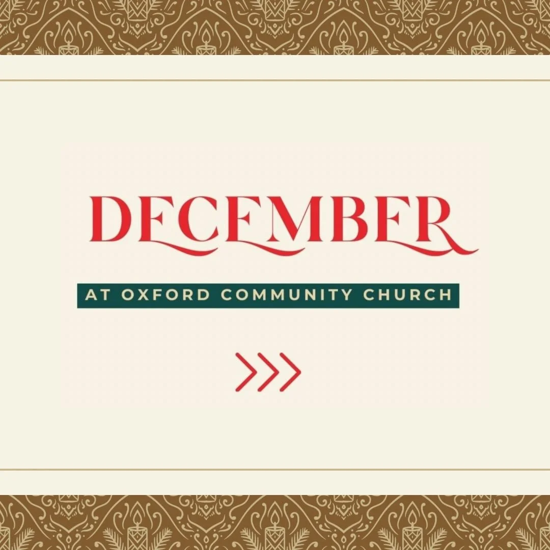 Around for Christmas? Here&rsquo;s what&rsquo;s happening at OCC- do come along! 🎉