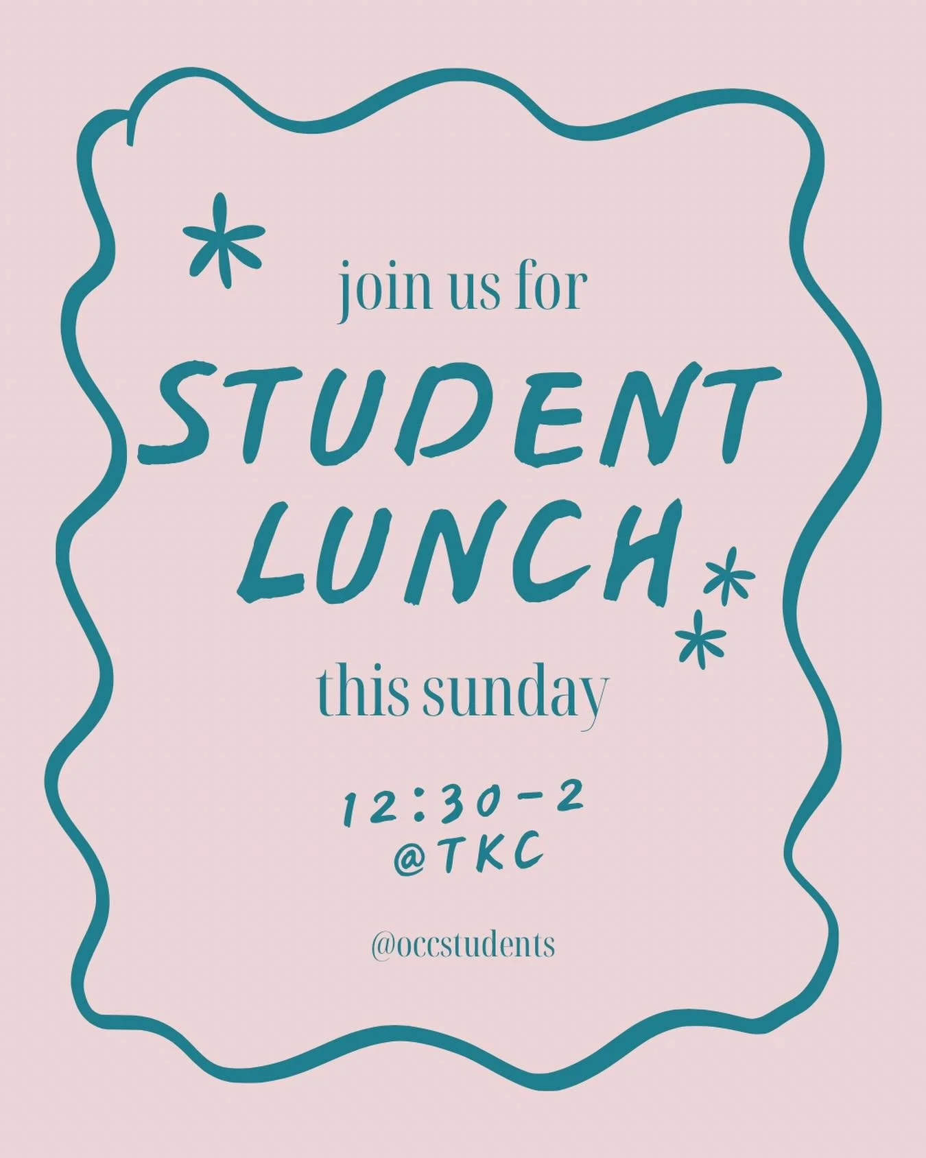 We&rsquo;re back! This Sunday we have our first student lunch of the term at The King&rsquo;s Centre after the service- see you there 🙌