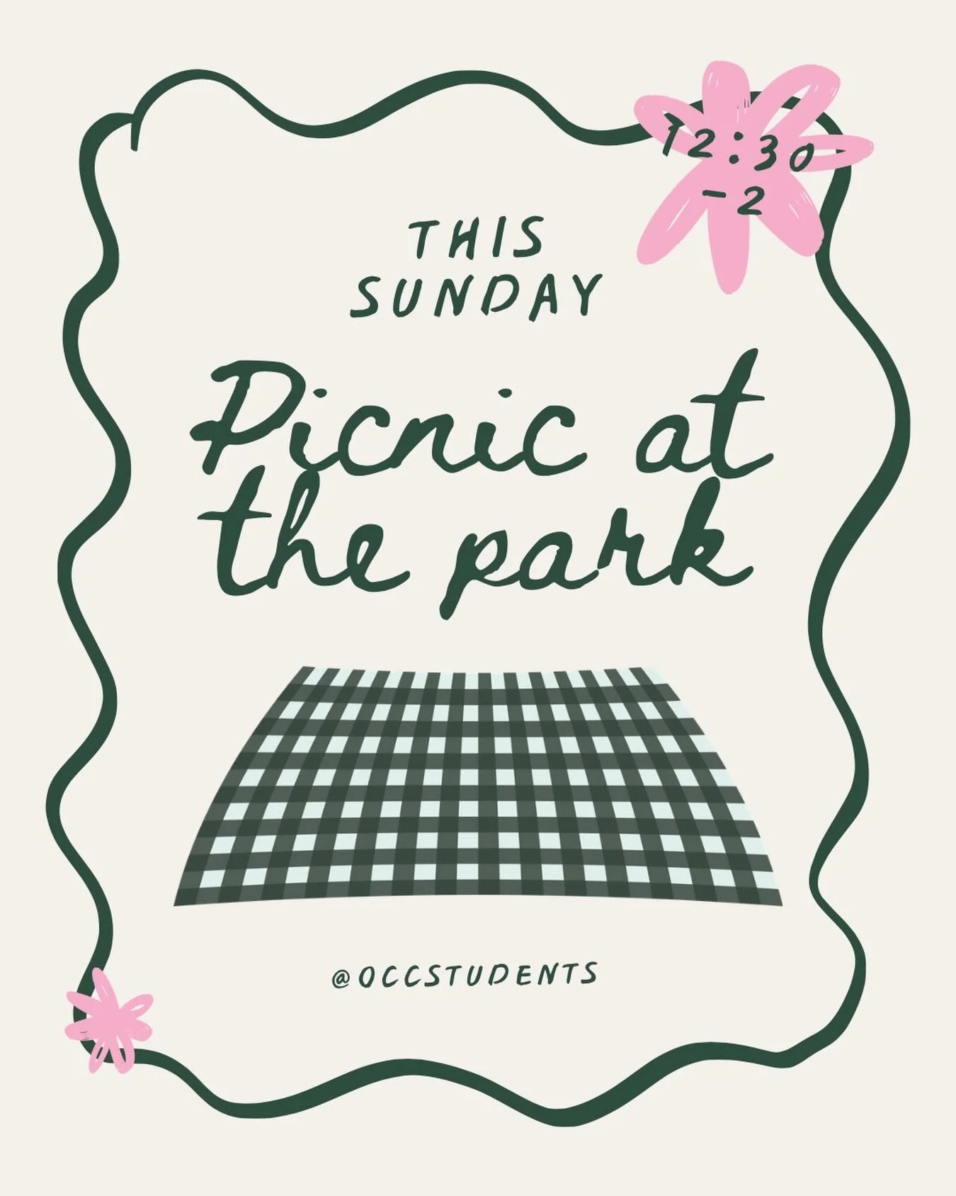 This Sunday, student lunch will be at Oatlands park (just down the road from church). We&rsquo;ll gather after the service and head over together! Do bring some picnic-y food to share ☀️

See you there!