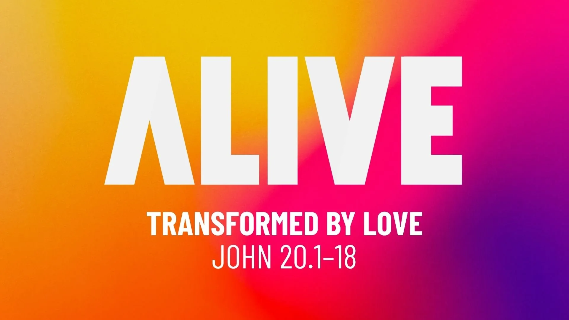 Transformed by Love (John 20.1–18)