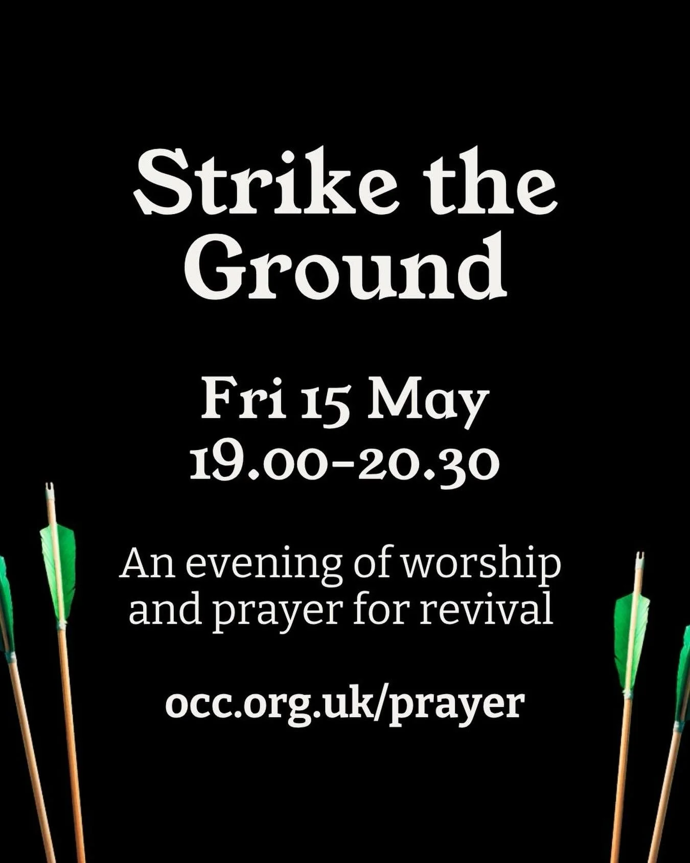 Strike the Ground is back this Friday! Join us to worship and pray together for our city, our nation and the nations 🙌