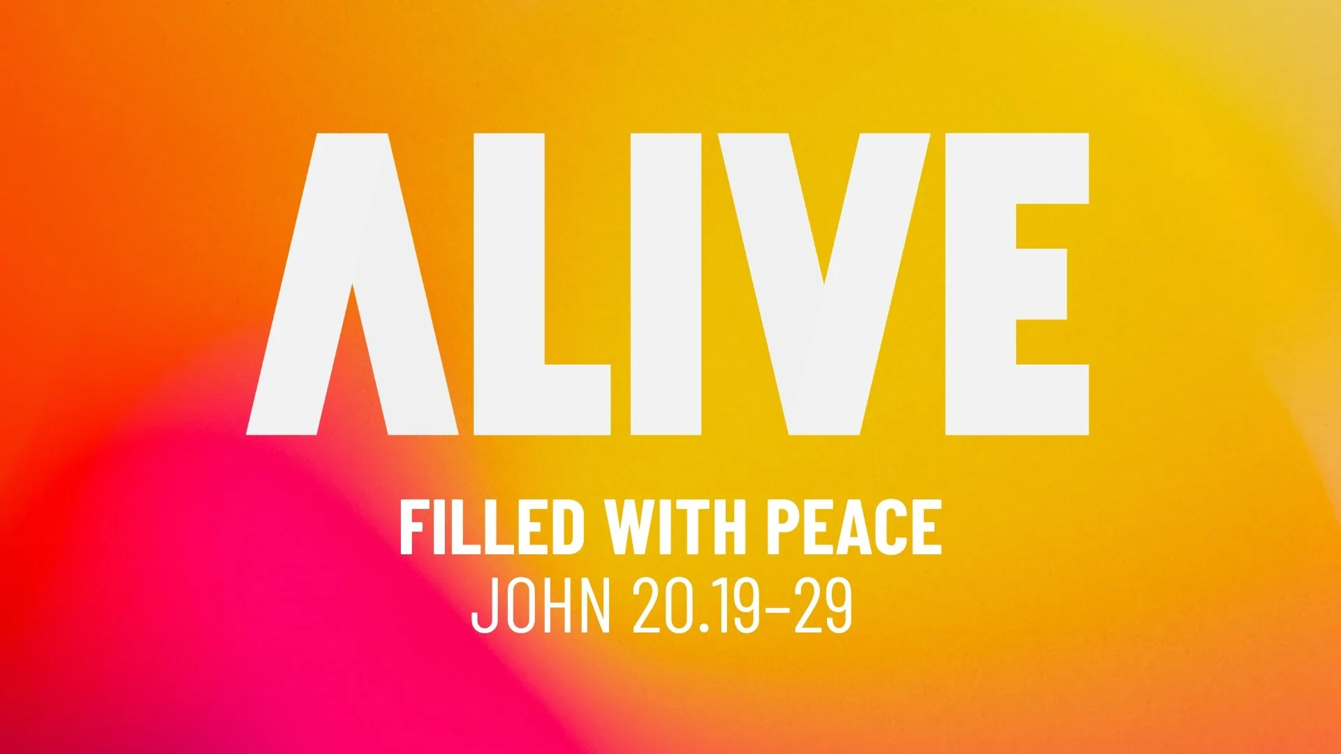Filled with Peace (John 20.19–29)