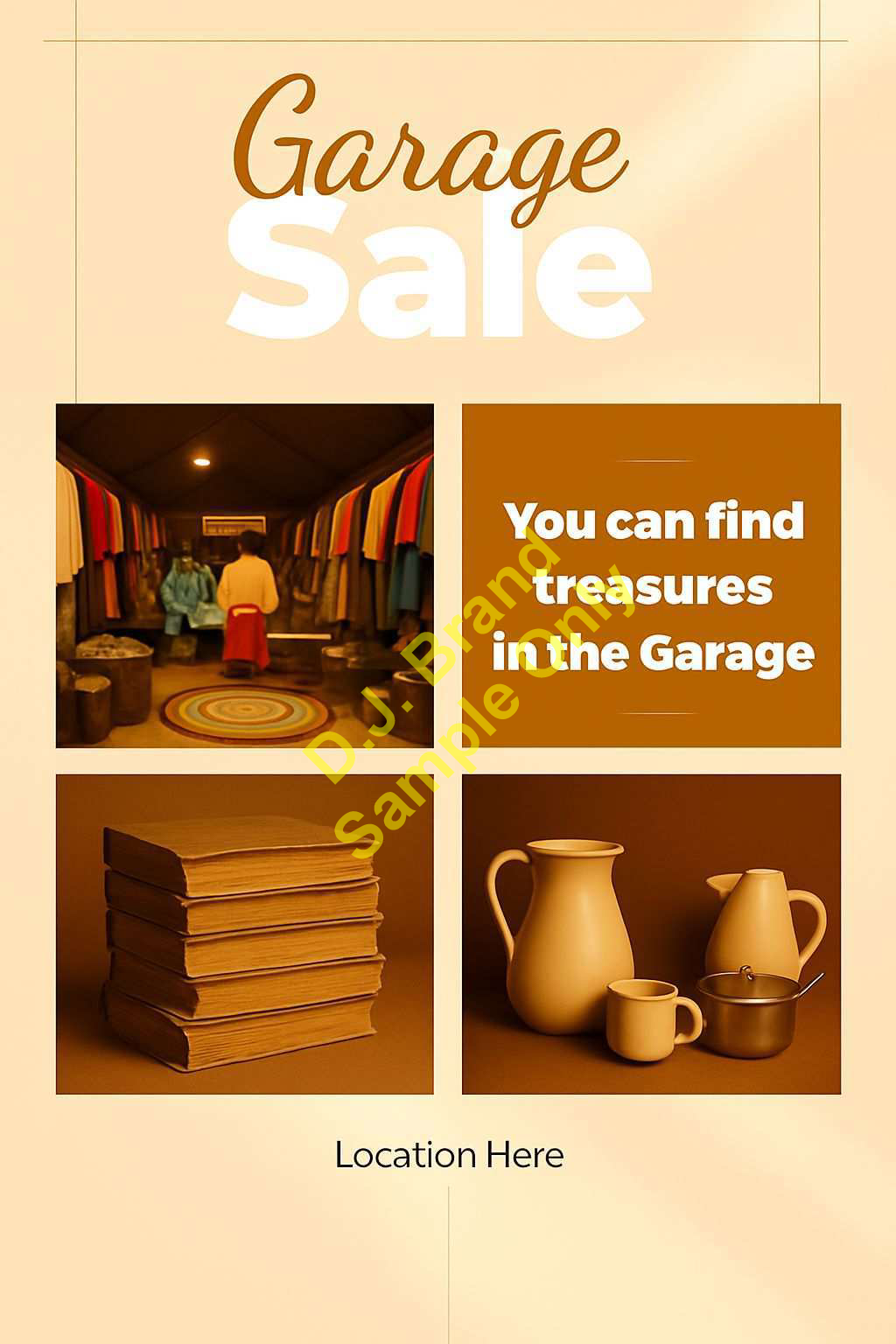 Garage Sale Flyer