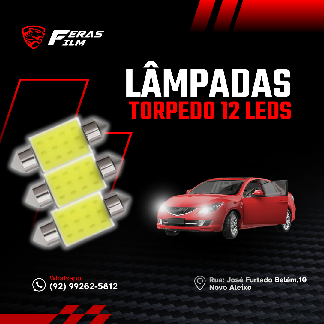 Lâmpada Torpedo 12 leds