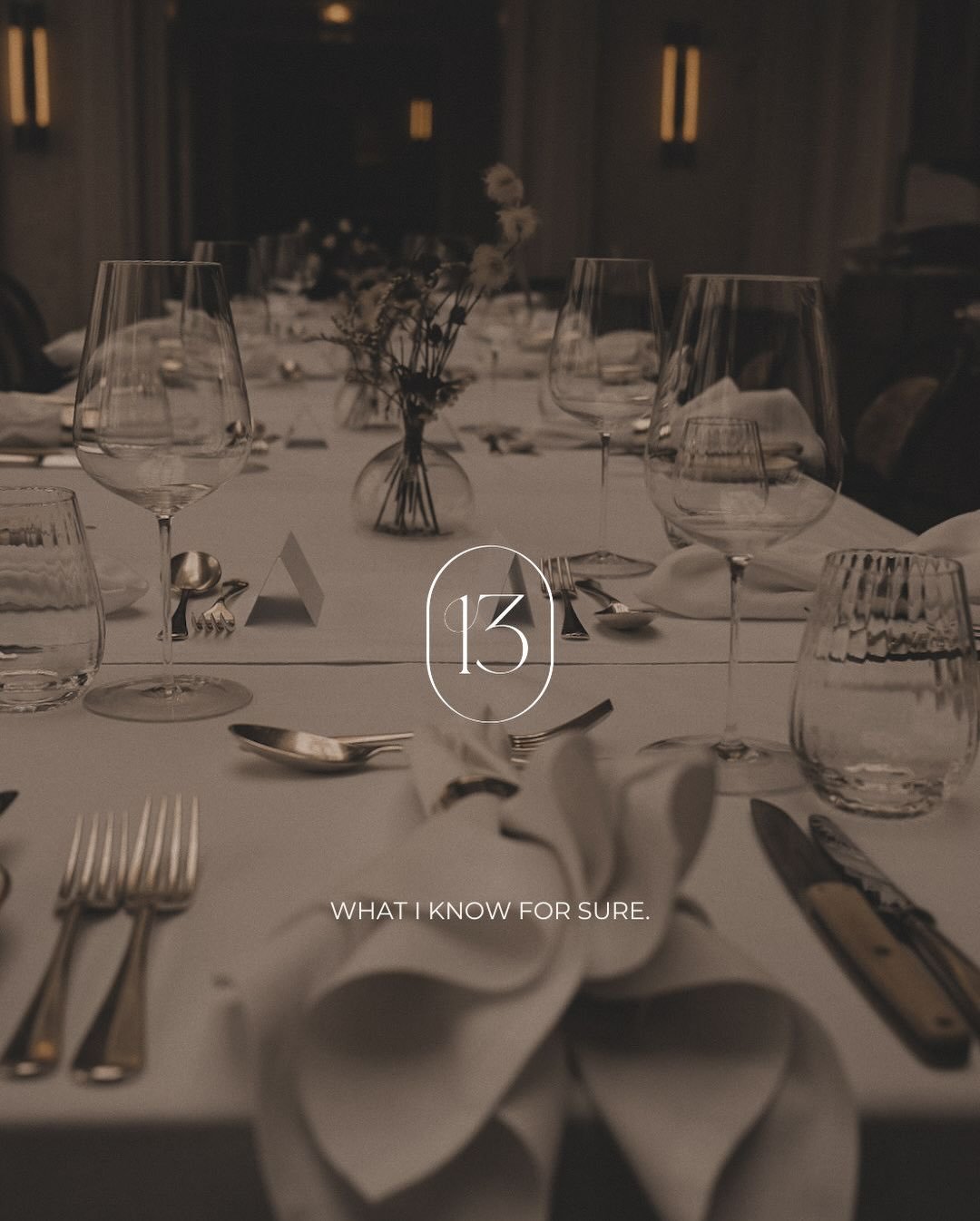 Through the course of a couple decades working in luxury events, I picked up a couple truths&hellip;

*saved the best to the last slide.