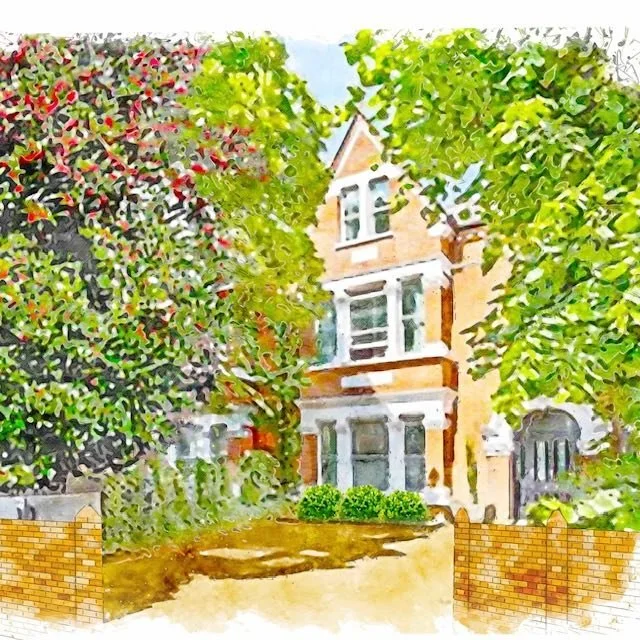 Louisa and Peter Hedley's house in Barnes