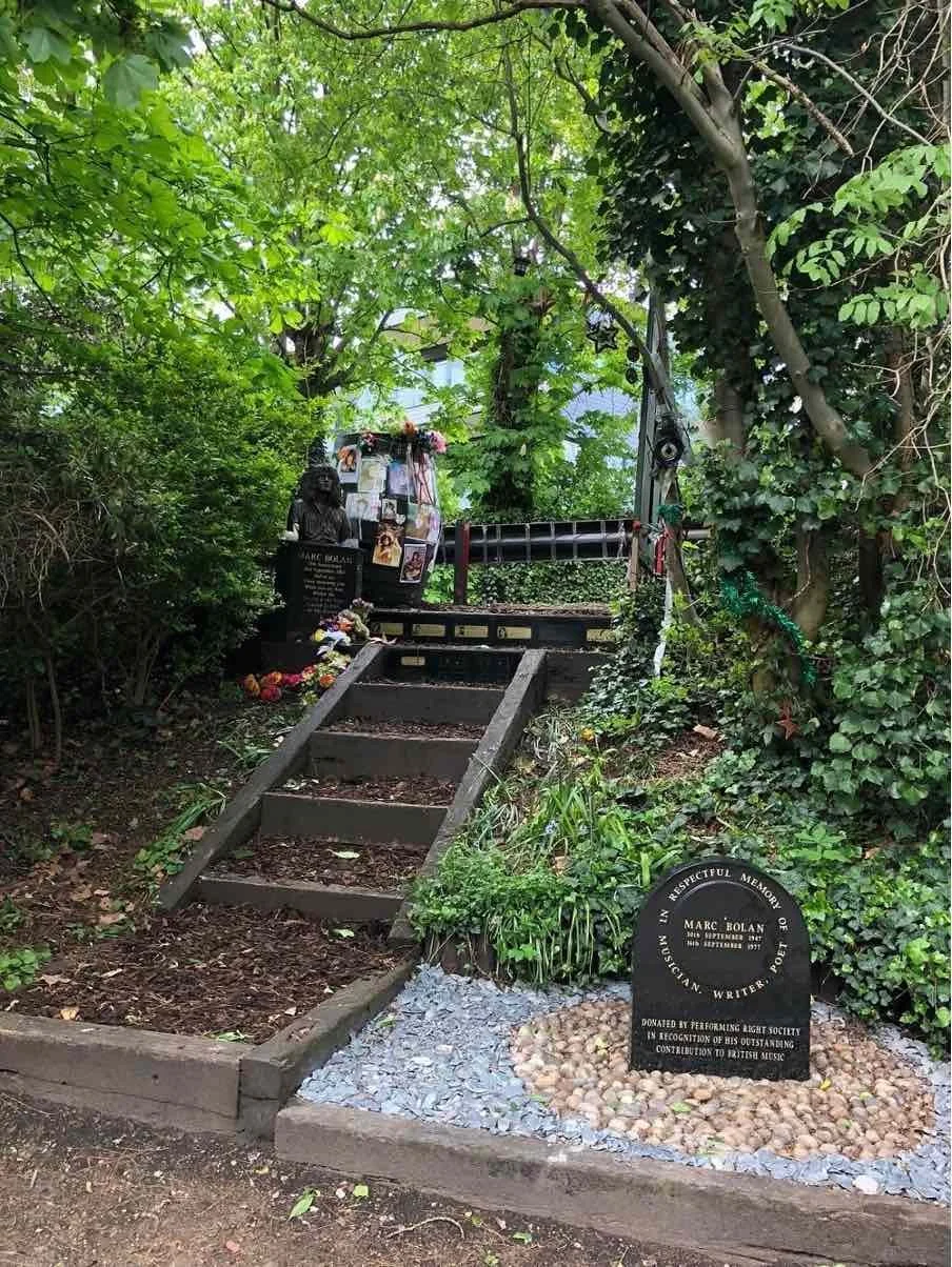Marc Bolan's shrine